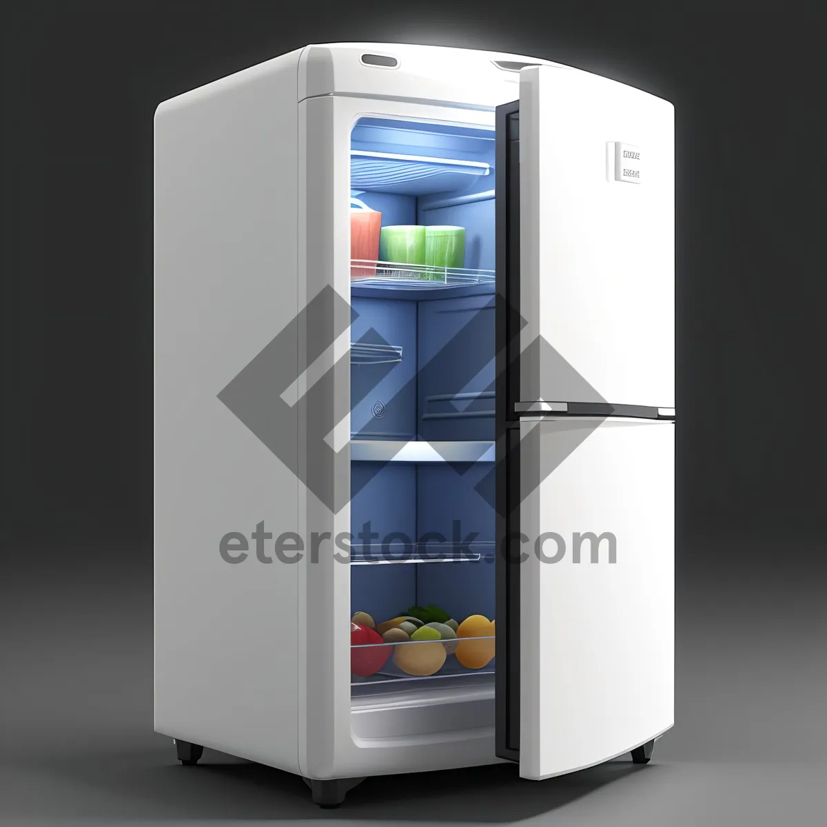 Picture of Modern 3D Refrigeration System Equipment