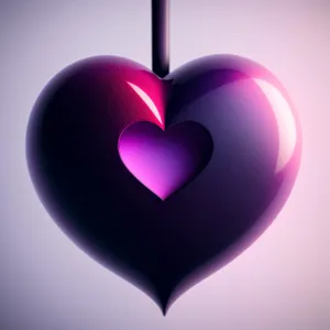 Valentine's Love Button Set - Shiny Heart Icons