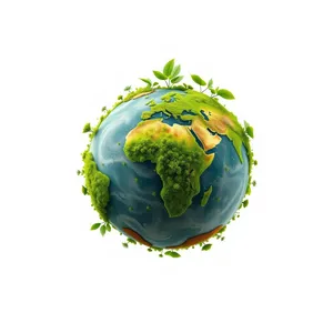 Global Earth Symbol Circle Icon