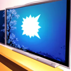 Modern Flat Screen LCD Monitor