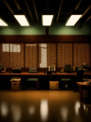 Modern luxury restaurant interior design with wooden furniture