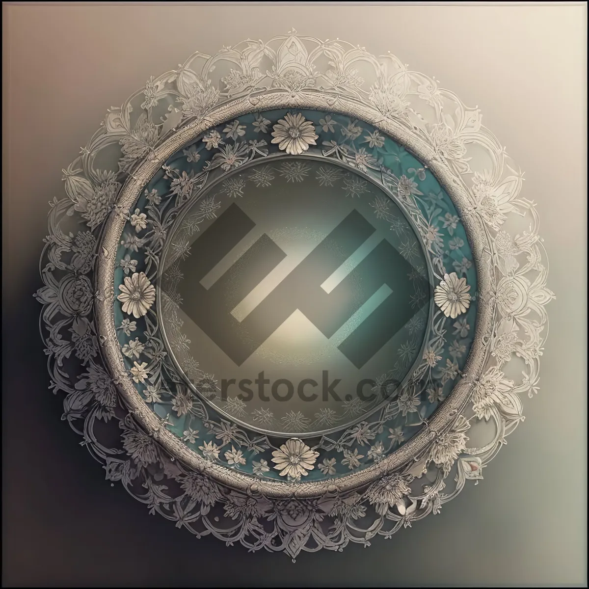 Picture of Ornate Vintage Stucco Arabesque Frame Design