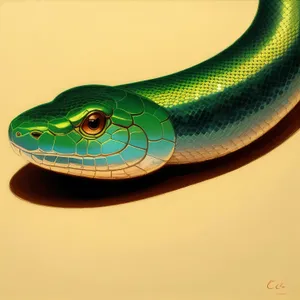 Mesmerizing gaze of the Green Mamba