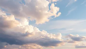 Clear Blue Sky during Summer Day.