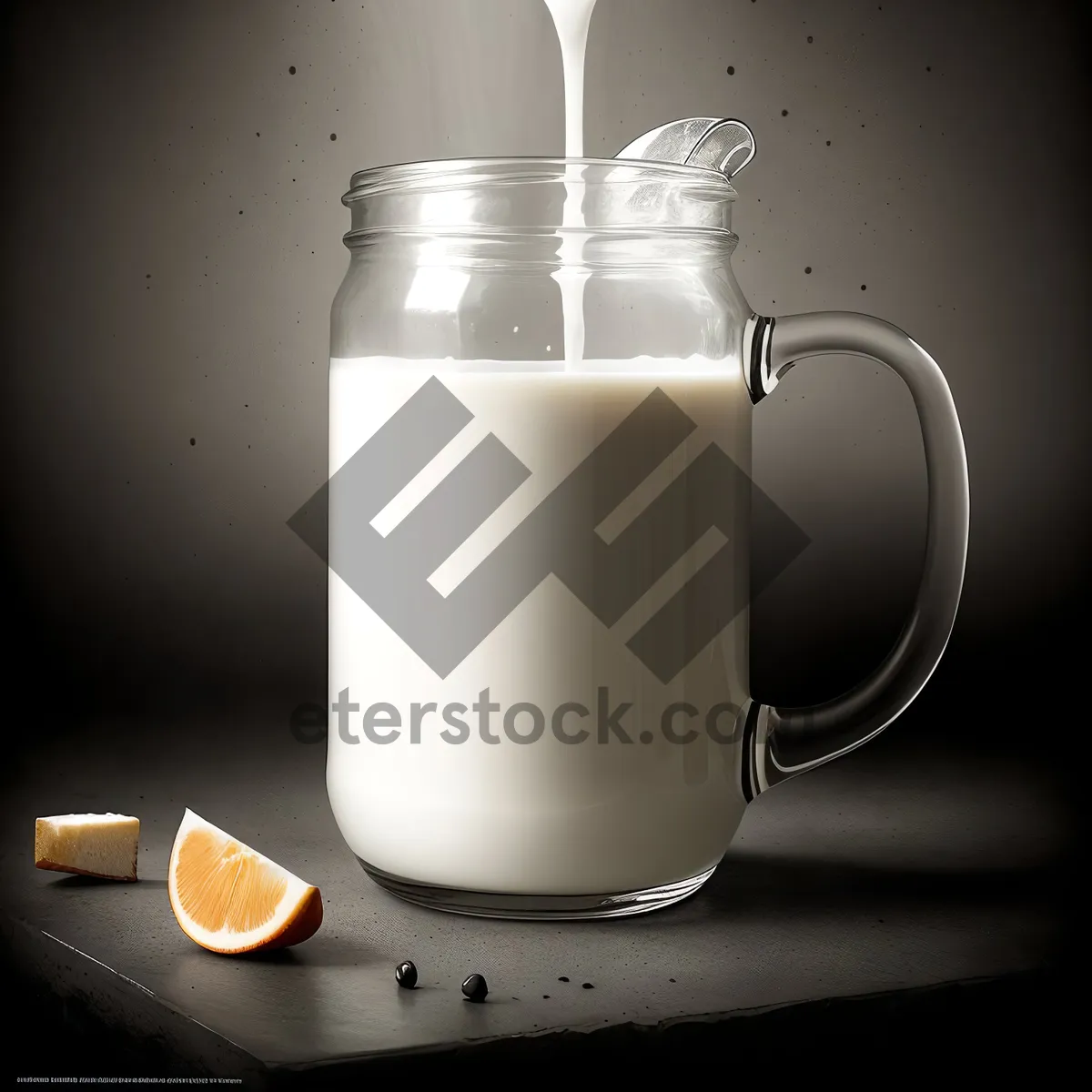 Picture of Hot Coffee Mug on Breakfast Table