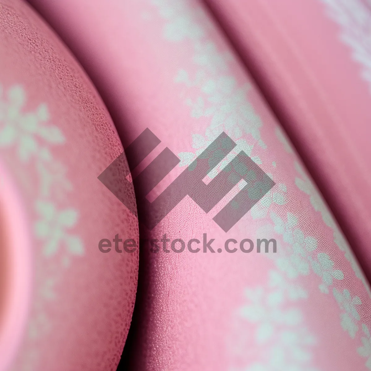 Picture of Satin Pink Silk Bangle - Textured Fabric with Light Pattern
