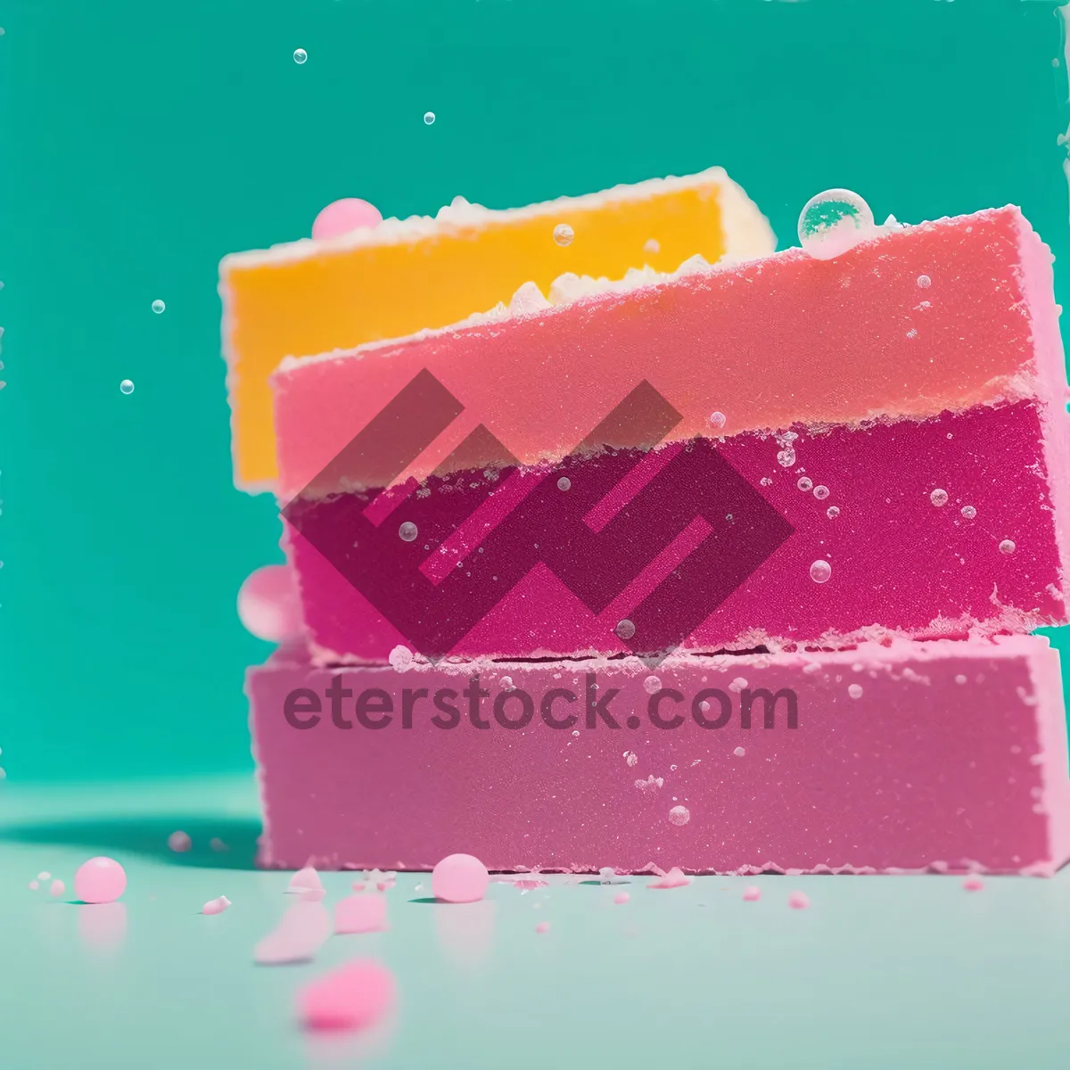 Picture of Watercolor Jelly Confectionery - Sweet Candy Delight