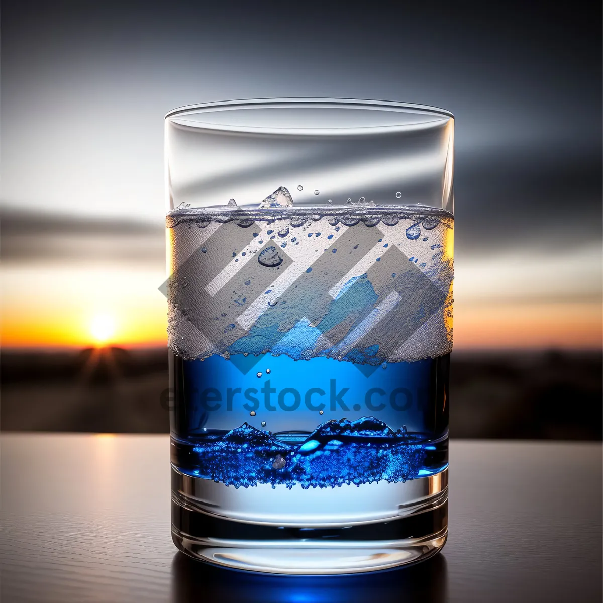 Picture of Chilled Vodka: Cold and Clear, the Perfect Pour