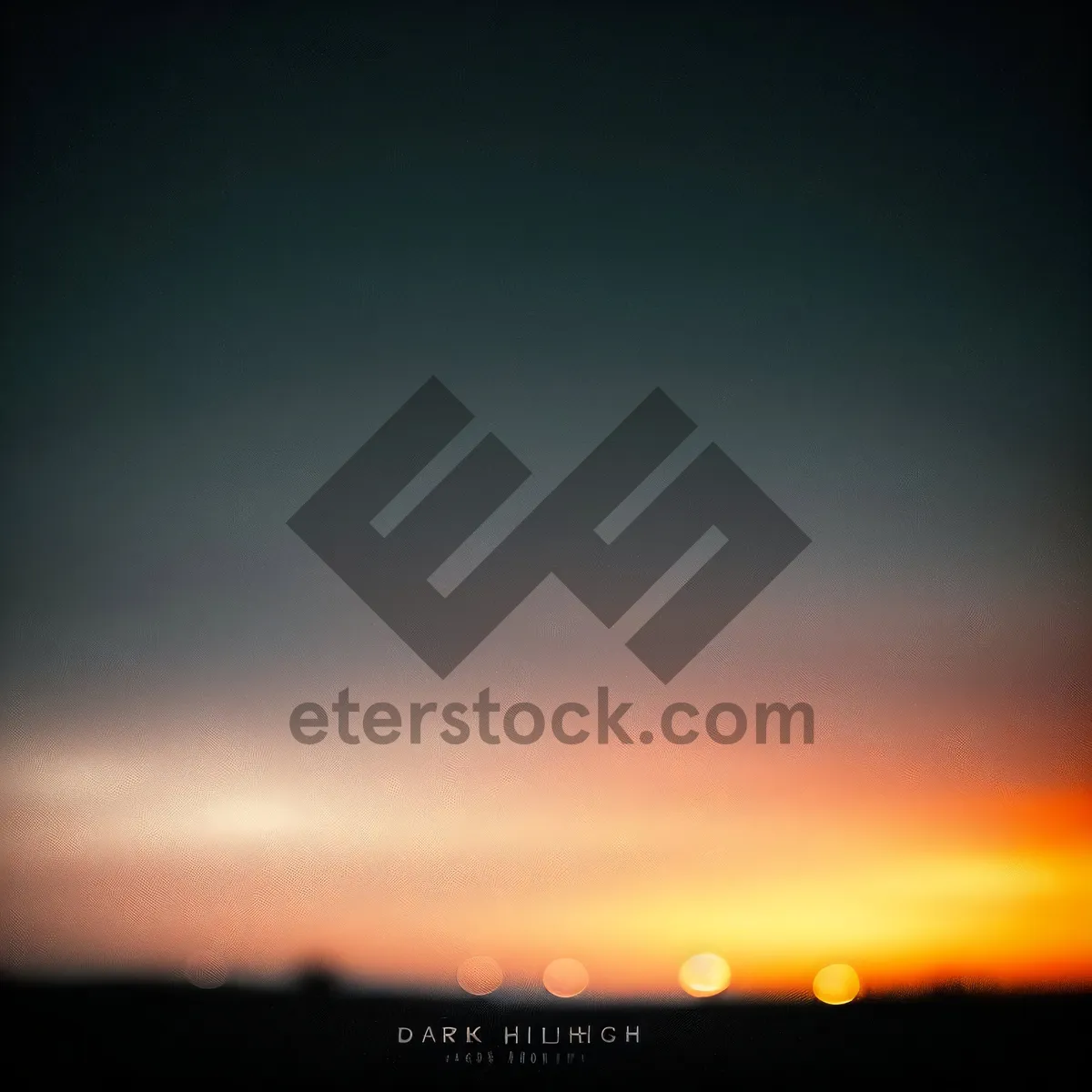 Picture of Vibrant Celestial Sunset Sky with Radiant Sun