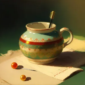 Morning Brew: Porcelain Tea Cup and Teapot Set