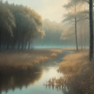 Serenity in Nature's Mirror