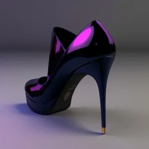 Black Leather Stiletto Heels - Fashionable Footwear for Elegance