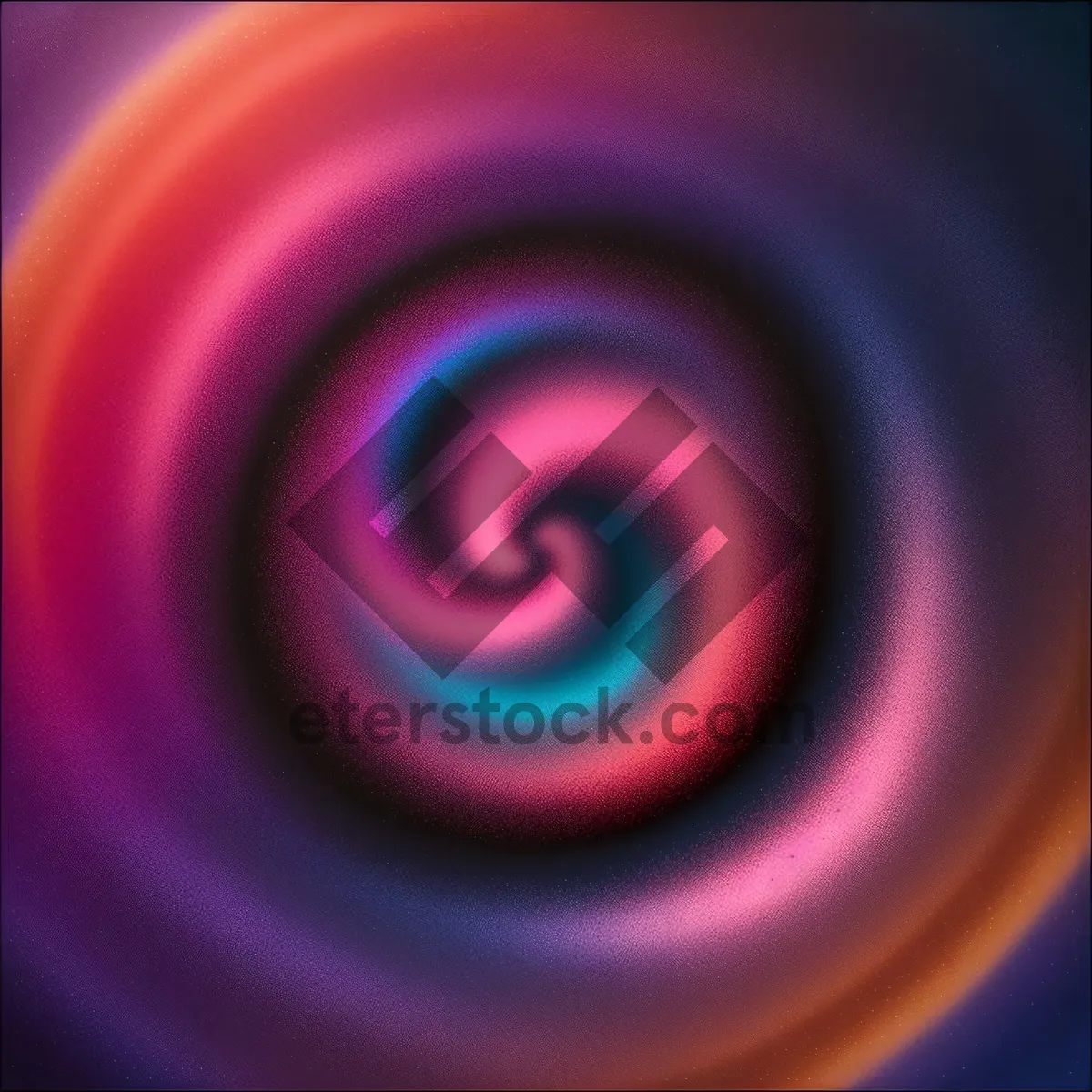 Picture of Vibrant Glow: Colorful Swirls in Abstract Fractal Design