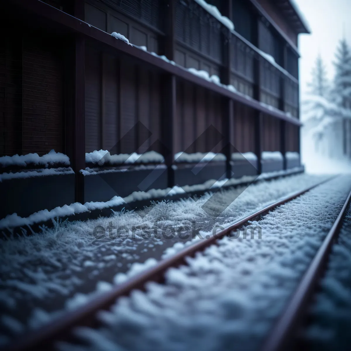 Picture of Urban Railway Barrier on Sidewalk