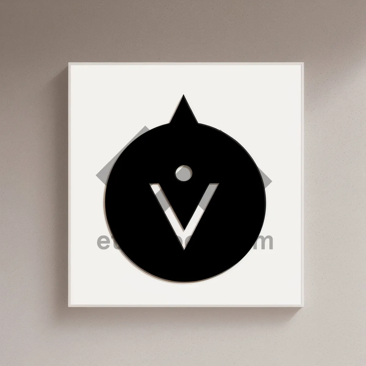 Picture of Abstract Black Icon Symbol Art Design