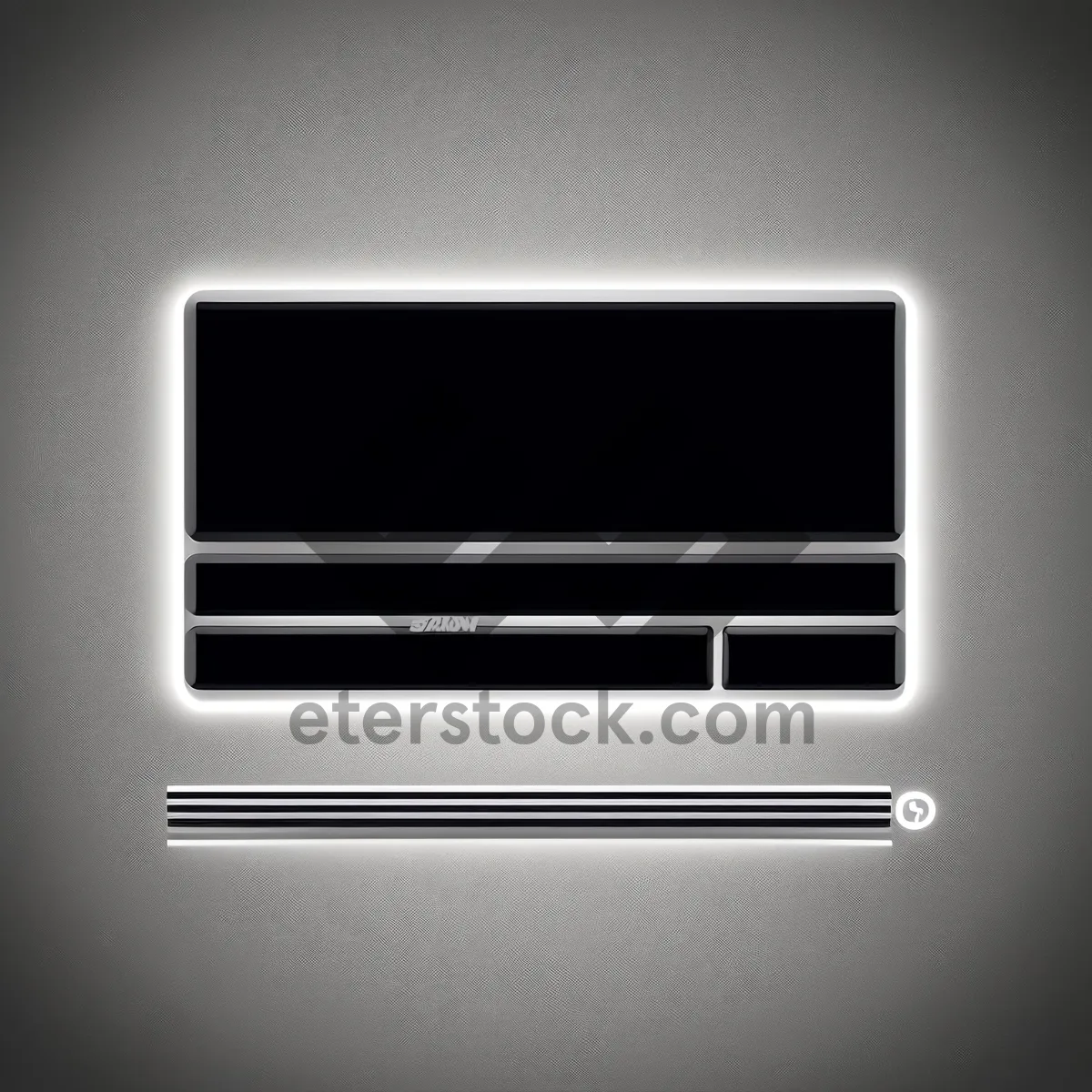 Picture of Modern Web Button - Technology Icon