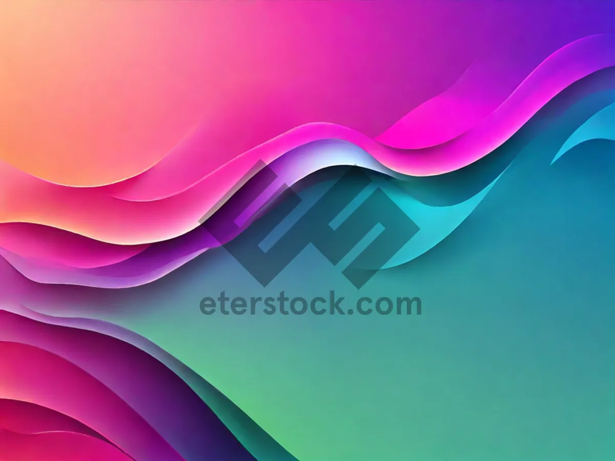 Picture of Abstract Colorful Fractal Energy Pattern Artistic Wallpaper