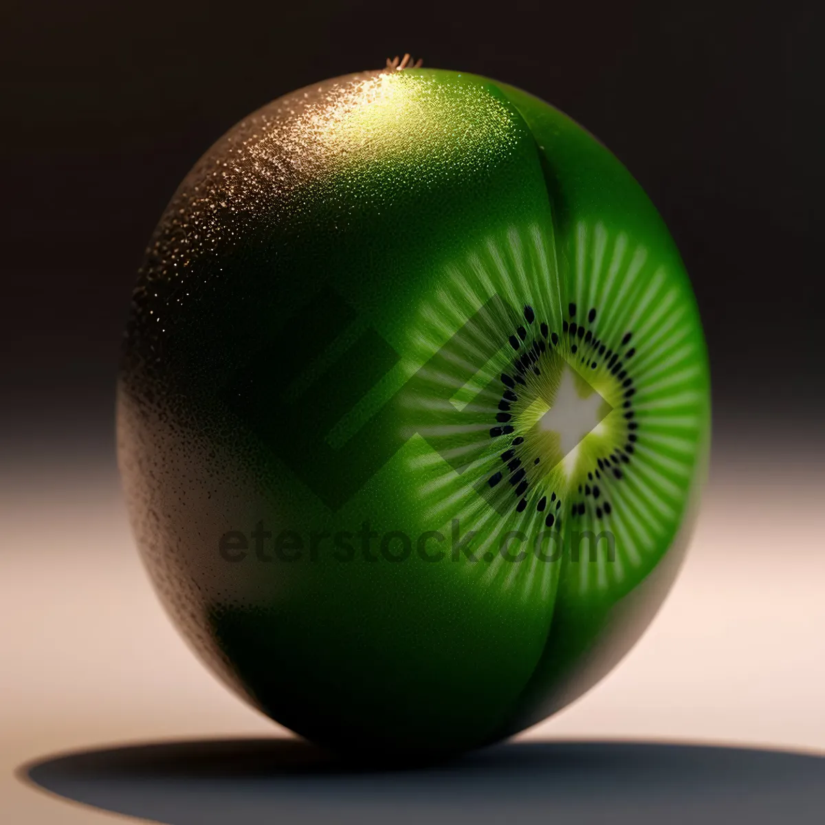 Picture of Juicy Kiwi Fruit Slice: Refreshing and Nutritious!