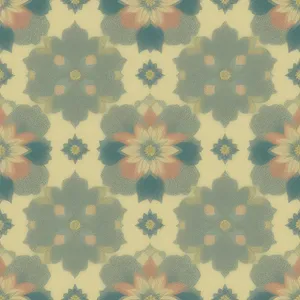 Vintage floral swirl ornament wallpaper design element.