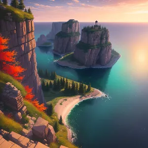 Beachside Bliss: Serene Sea and Sun