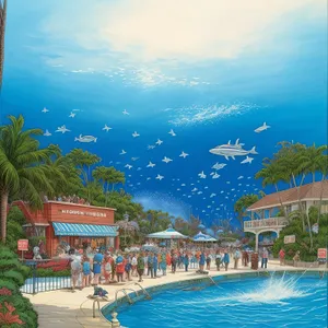 Exotic Beach Paradise with Luxury Resort