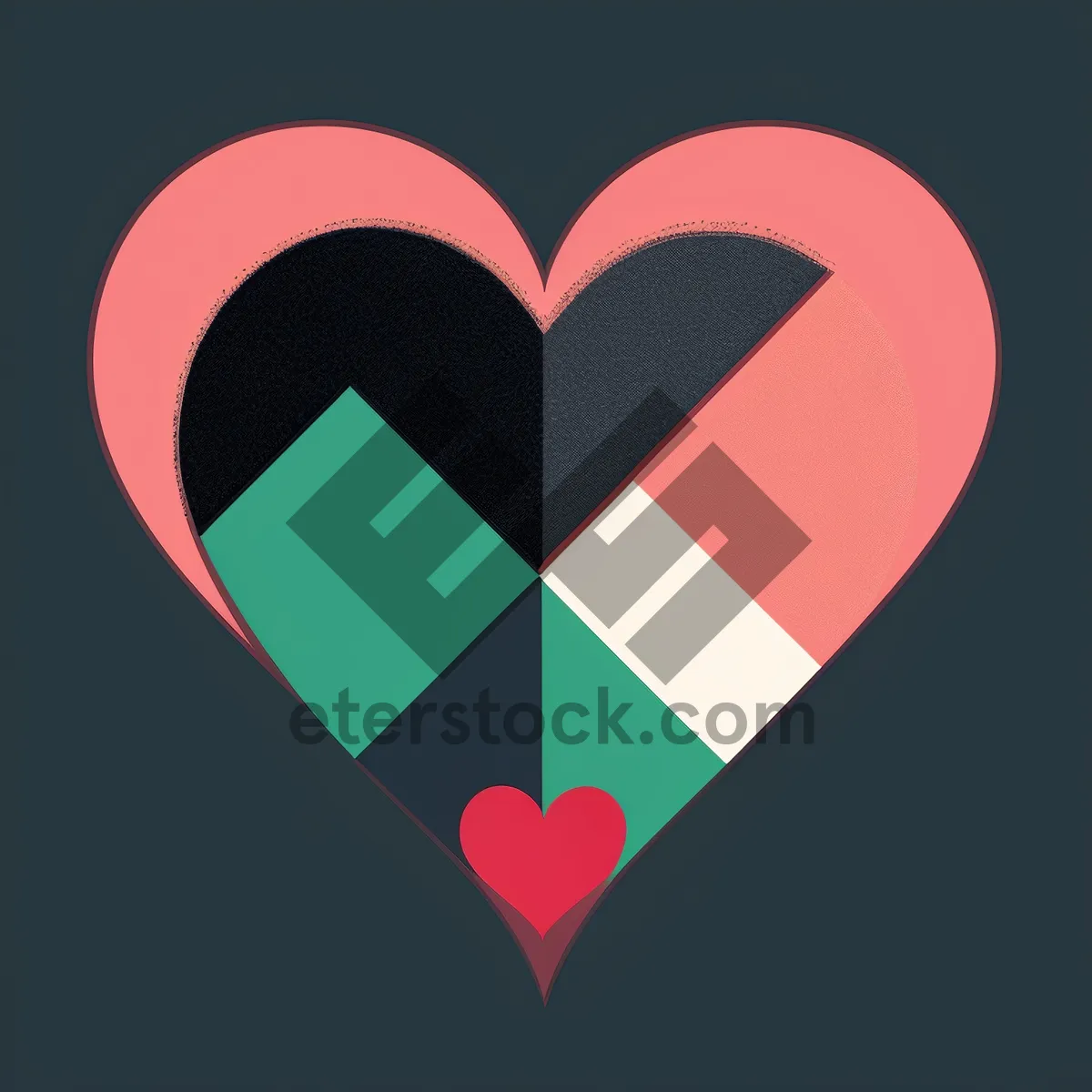 Picture of Love Symbol - Valentine's Graphic Design Art