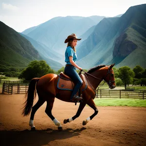 Equestrian Show Jumping on Grass