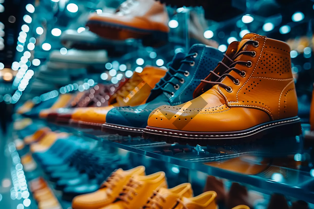 Picture of Men's Brown Leather Lace-Up Boots at Shoe Shop