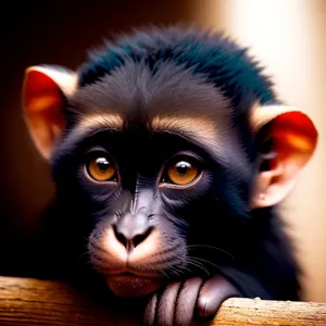 Adorable Baby Chimpanzee in the Wild