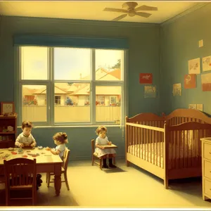 Modern Glass Indoor Dining Room Interior