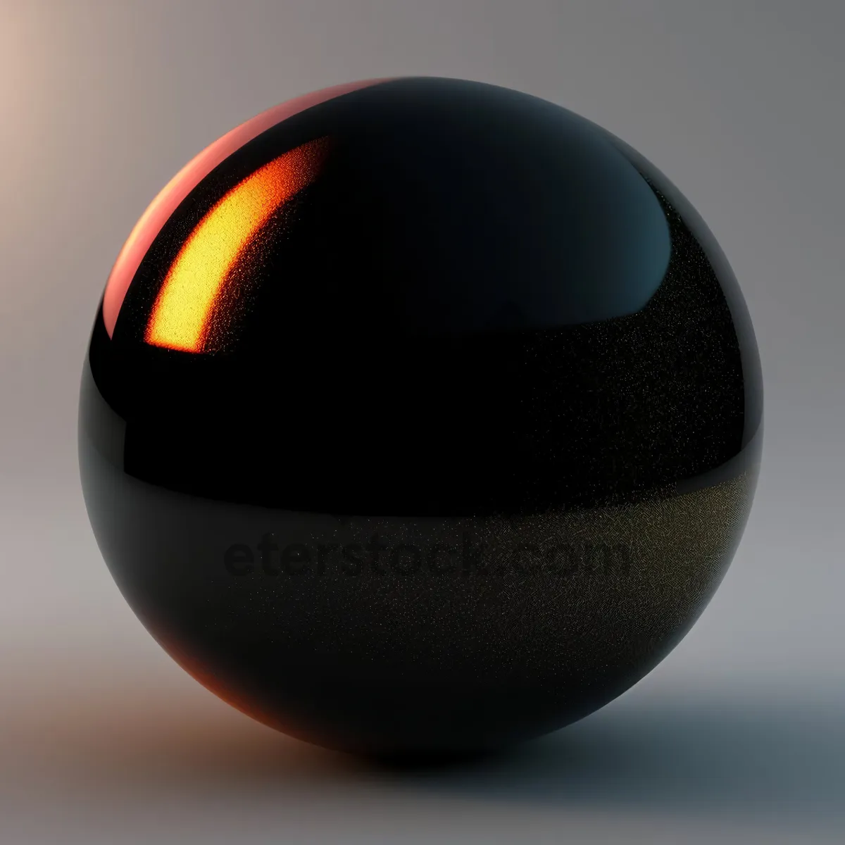 Picture of Croquet Ball - Symbolic Egg-shaped Sphere