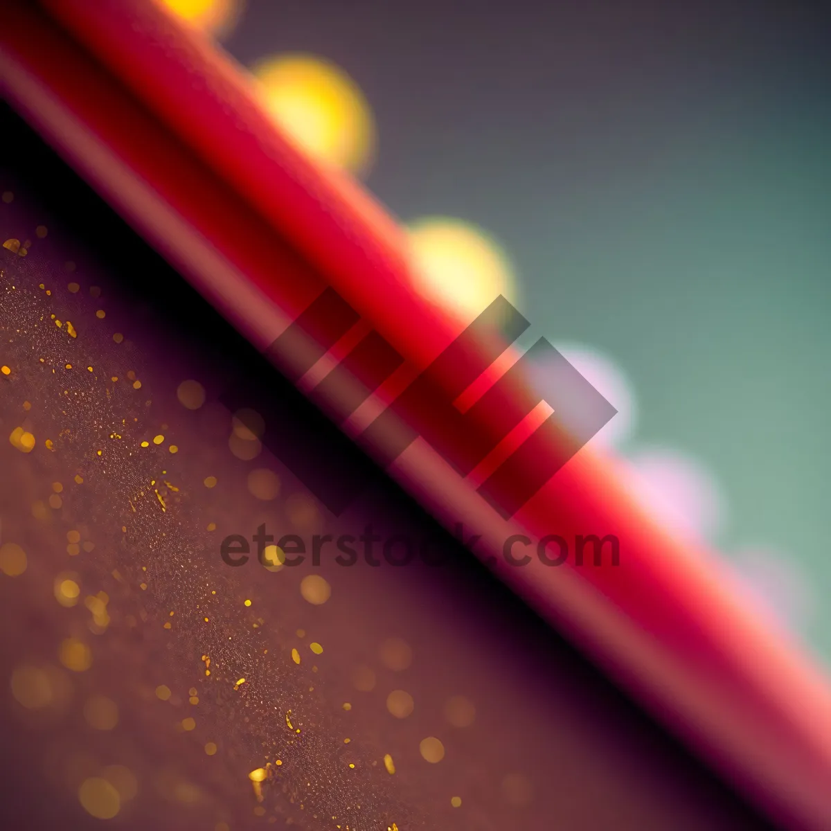 Picture of Colorful Artistic Drawing with Pencil on Bright Wallpaper