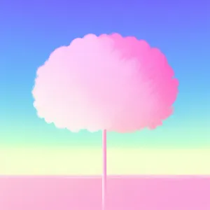 Pink Clouds: Artistic Design with Colorful Breeze