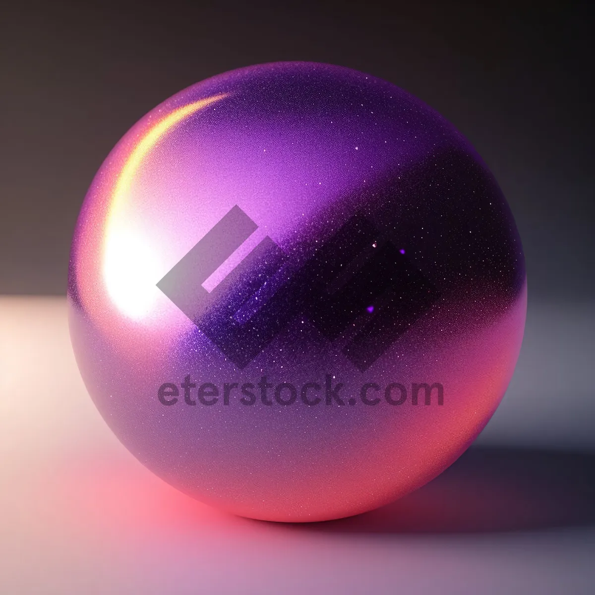 Picture of Earth in glass: Reflective, 3D sphere with global design.