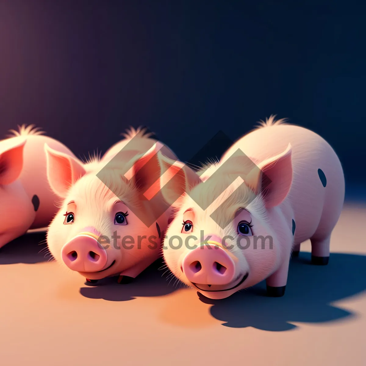 Picture of Pink Piggy Bank Saving Money and Building Wealth