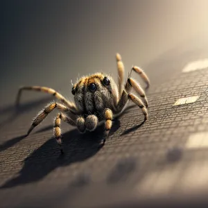 Creepy Crawlers: A Detailed Arachnid Close-Up