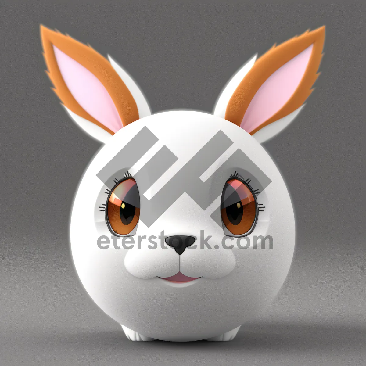 Picture of Cheerful Cartoon Bunny - Your Cute and Fun Animal Character