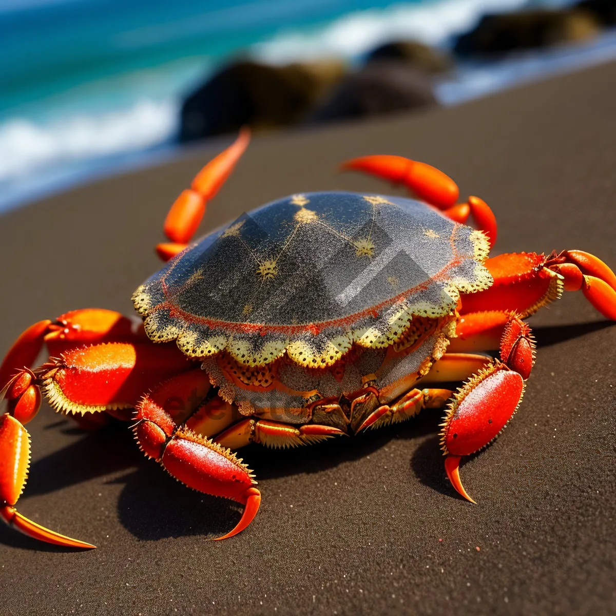 Picture of Rock Crab Delight - Fresh, Tasty Shellfish Delicacy!