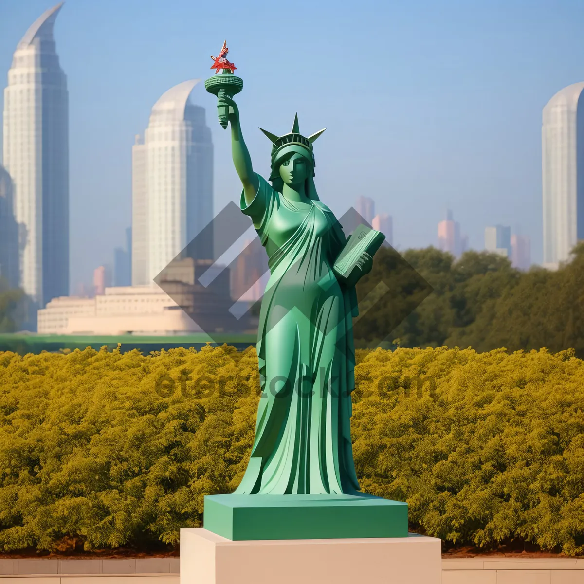 Picture of Monumental Skyline: A Historic Sculptural Landmark