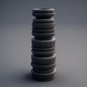 Dollar Coins Stack - Finance and Wealth Symbol