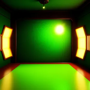 Luminous Laser Light: Modern, Bright, and Shiny
