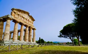 Roman Triumphal Arch in Ancient City Ruins