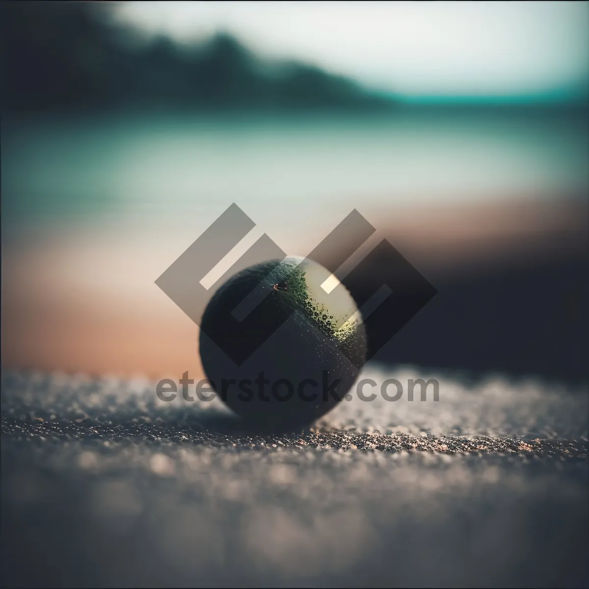 Picture of Close-up of a Golf Ball on the Grass