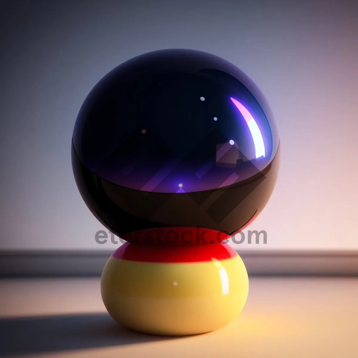 Picture of Shiny Glass Sphere Icon Set: Bright, Colorful & 3D