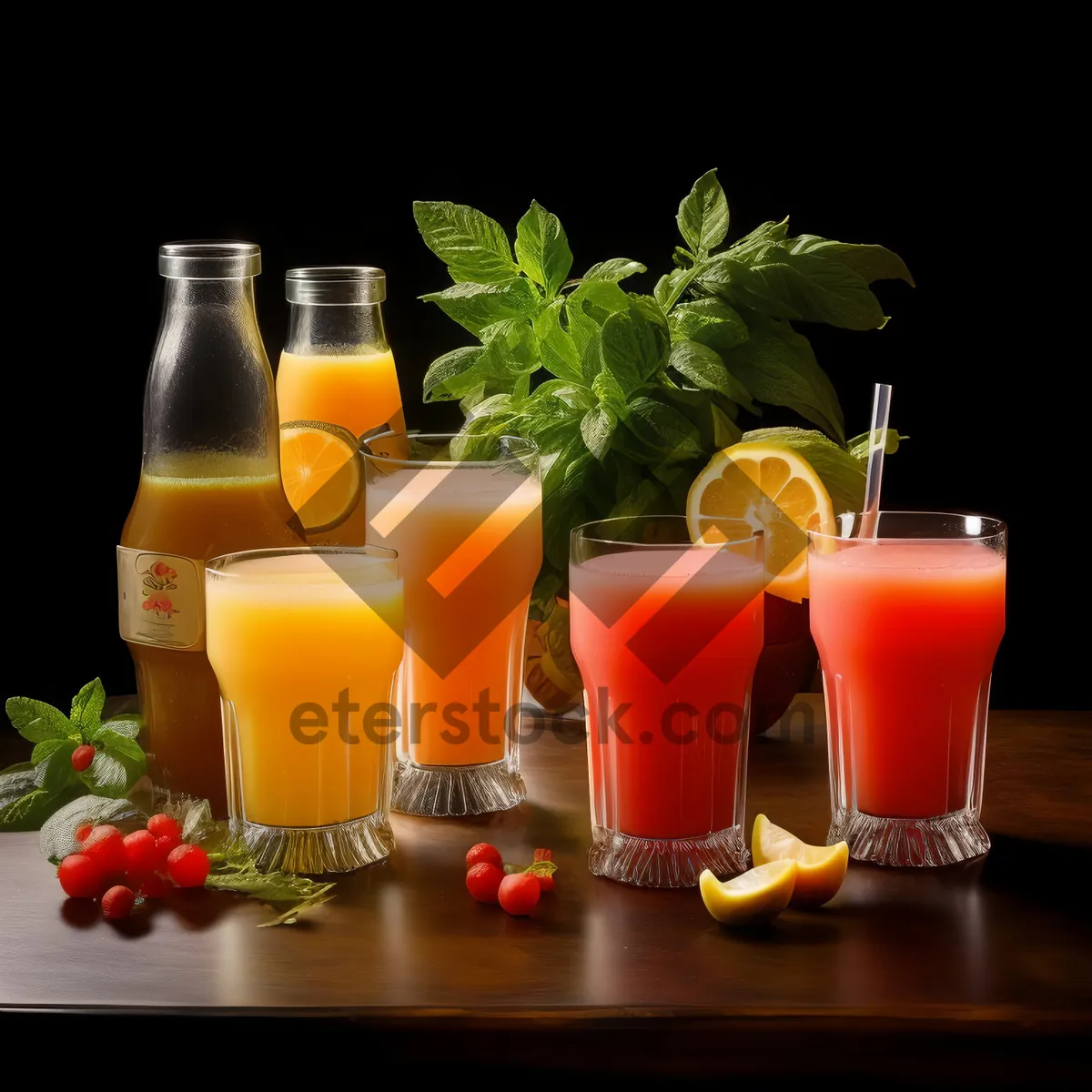 Picture of Refreshing Healthy Tomato Orange Tea Drink