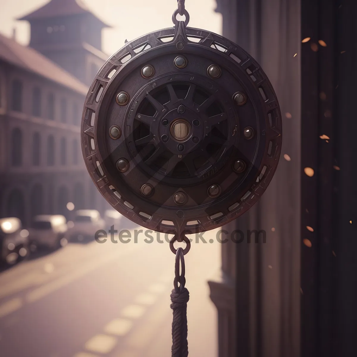 Picture of Antique Clock Gong: Melodious Timekeeping in Metal