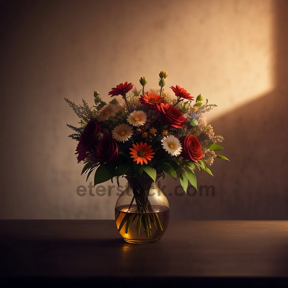 Picture of Breathtaking Wedding Floral Bouquet in Vase