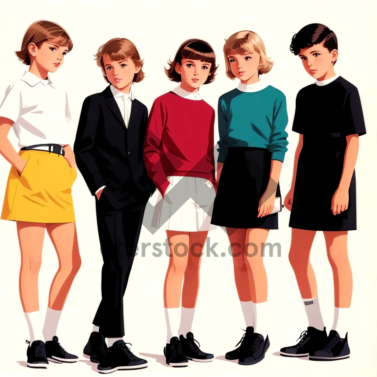 Picture of Successful Corporate Teamwork Silhouette