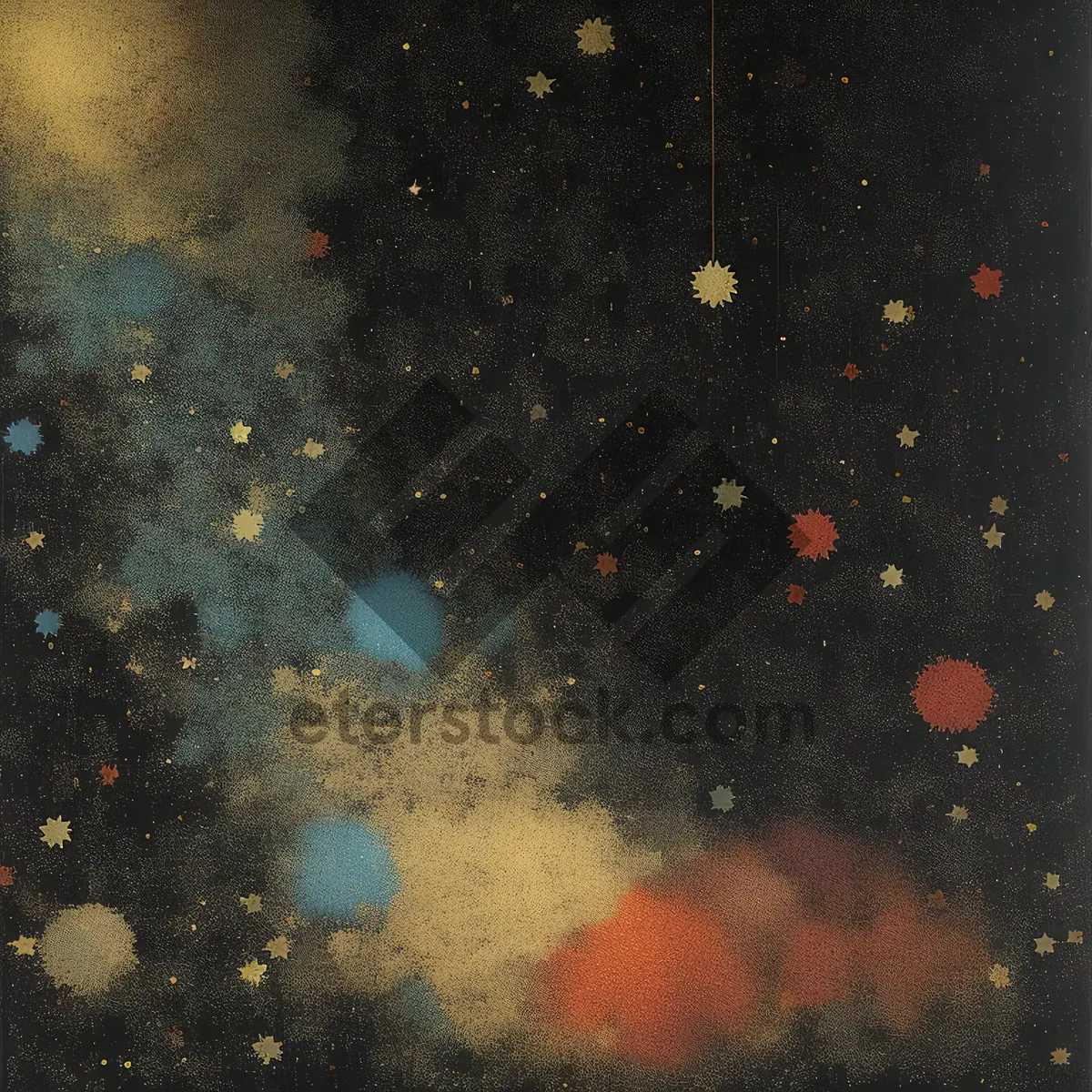 Picture of Starlight Reflections on a Glassy Surface