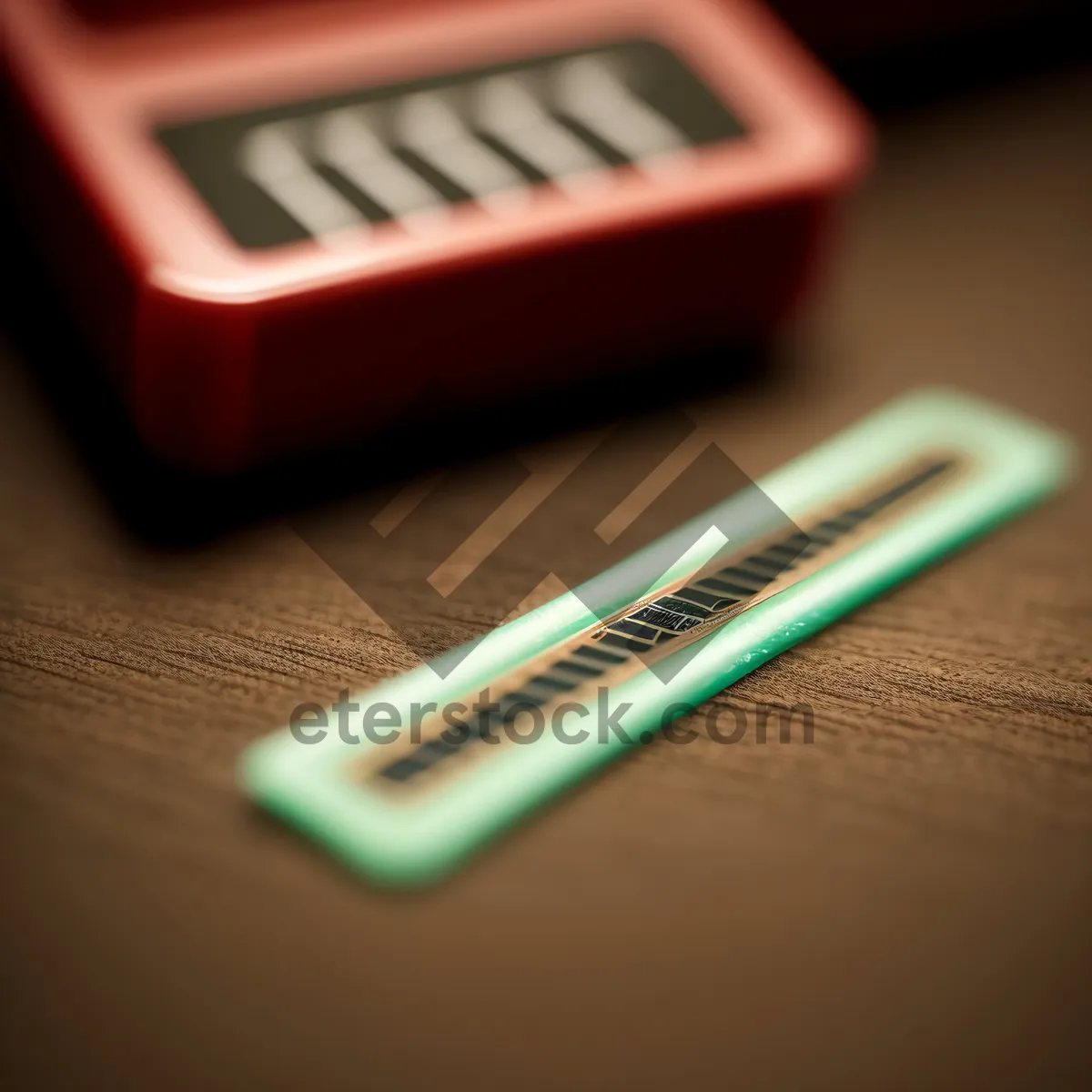 Picture of Black Harmonica - Wind Instrument with Keyboard